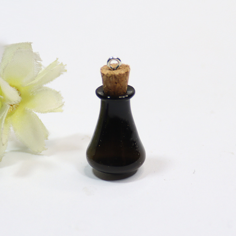 Mini sticlă de dorințe din sticlă – recipient gol pentru bijuterii DIY, formă specială, sticlă plutitoare