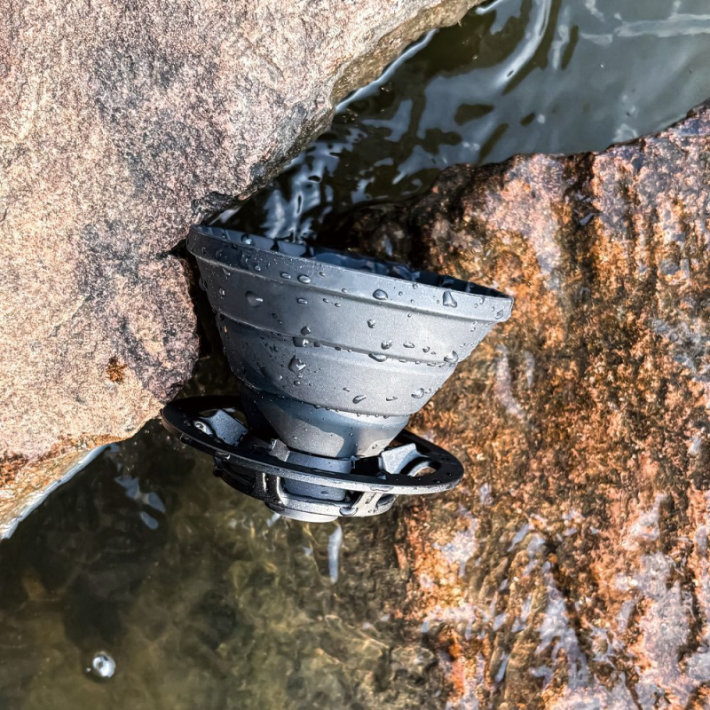 Filtru de cafea pliabil din silicon cu pâlnie – pentru camping în aer liber și uz casnic