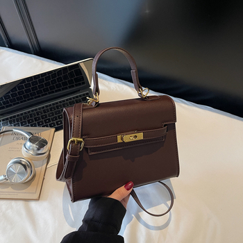 Ženska torbica Kelly, teksturirana, moderna torba za rame i crossbody, mala kvadratna torba za svakodnevnu upotrebu