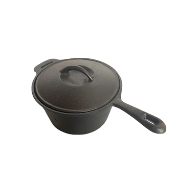 Oală din fontă, corp unic, pentru lapte și hrană de bebeluși, 19 cm