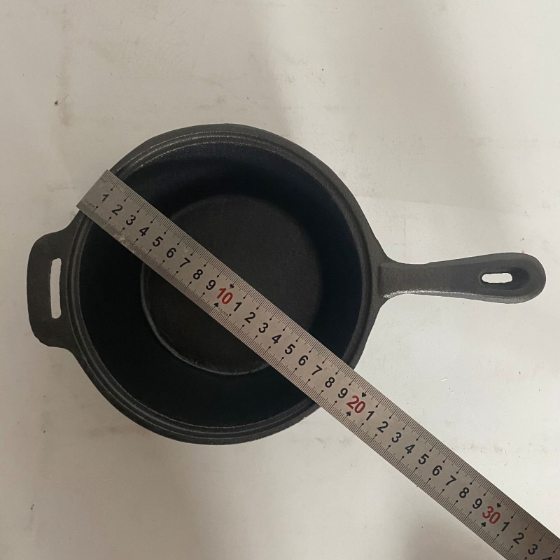 Oală din fontă, corp unic, pentru lapte și hrană de bebeluși, 19 cm