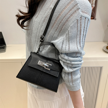 Torba u korejskom stilu za svakodnevnu upotrebu, Kelly oblik, jednobojna PU koža, jednostavna torba za rame i crossbody za žene