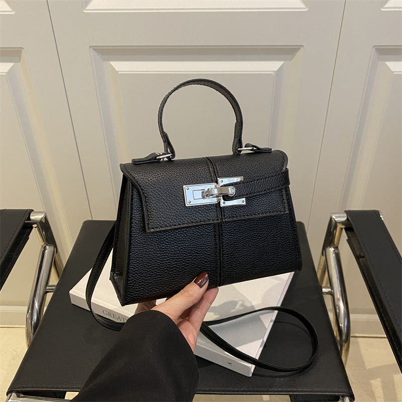 Torba u korejskom stilu za svakodnevnu upotrebu, Kelly oblik, jednobojna PU koža, jednostavna torba za rame i crossbody za žene