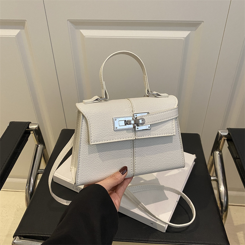 Torba u korejskom stilu za svakodnevnu upotrebu, Kelly oblik, jednobojna PU koža, jednostavna torba za rame i crossbody za žene