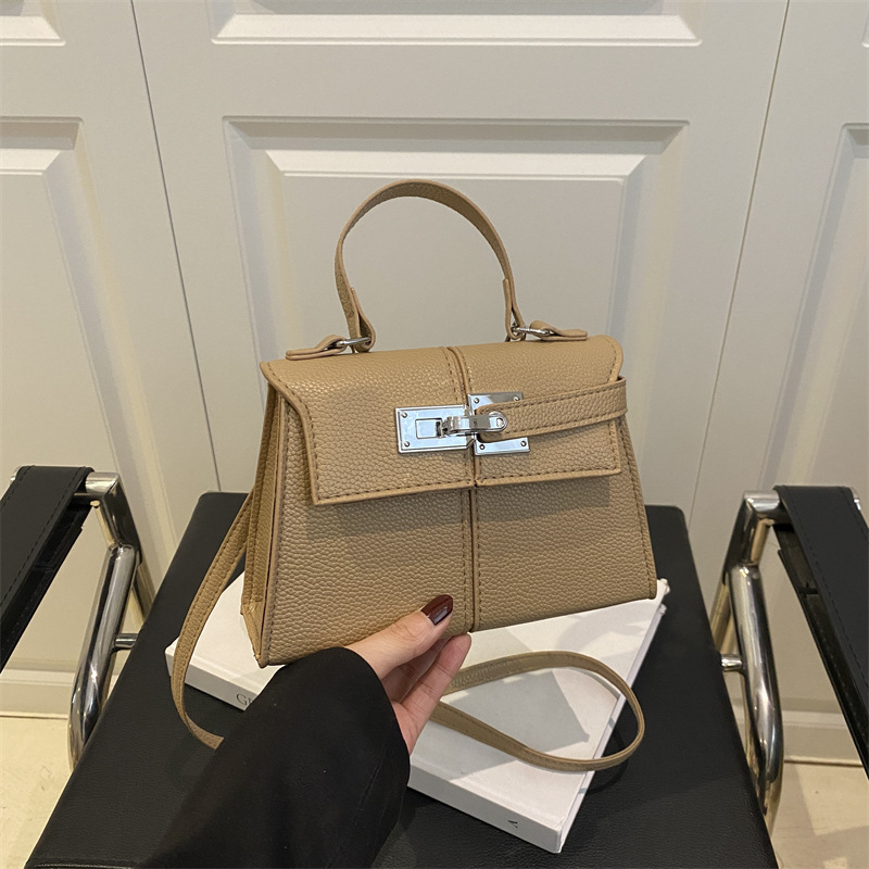 Torba u korejskom stilu za svakodnevnu upotrebu, Kelly oblik, jednobojna PU koža, jednostavna torba za rame i crossbody za žene