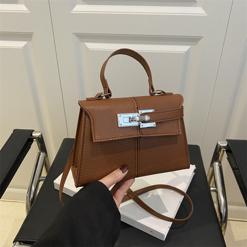 Torba u korejskom stilu za svakodnevnu upotrebu, Kelly oblik, jednobojna PU koža, jednostavna torba za rame i crossbody za žene