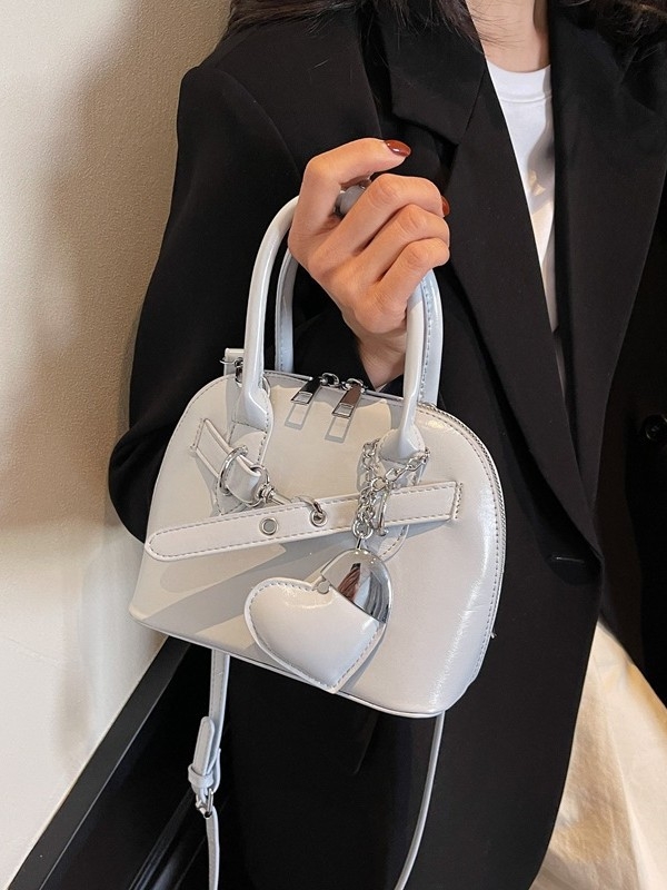 Ružičasta otmjena mala torbica Kelly stila za žene s ručkom i crossbody remenom, 2025 novi model, lagani luksuz, nišni dizajn, visoka kvaliteta