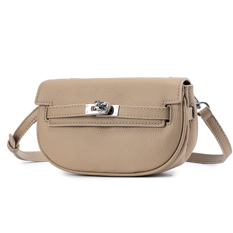 Nova ženska torbica od prave kože, Kelly stil, lagana crossbody, mala veličina
