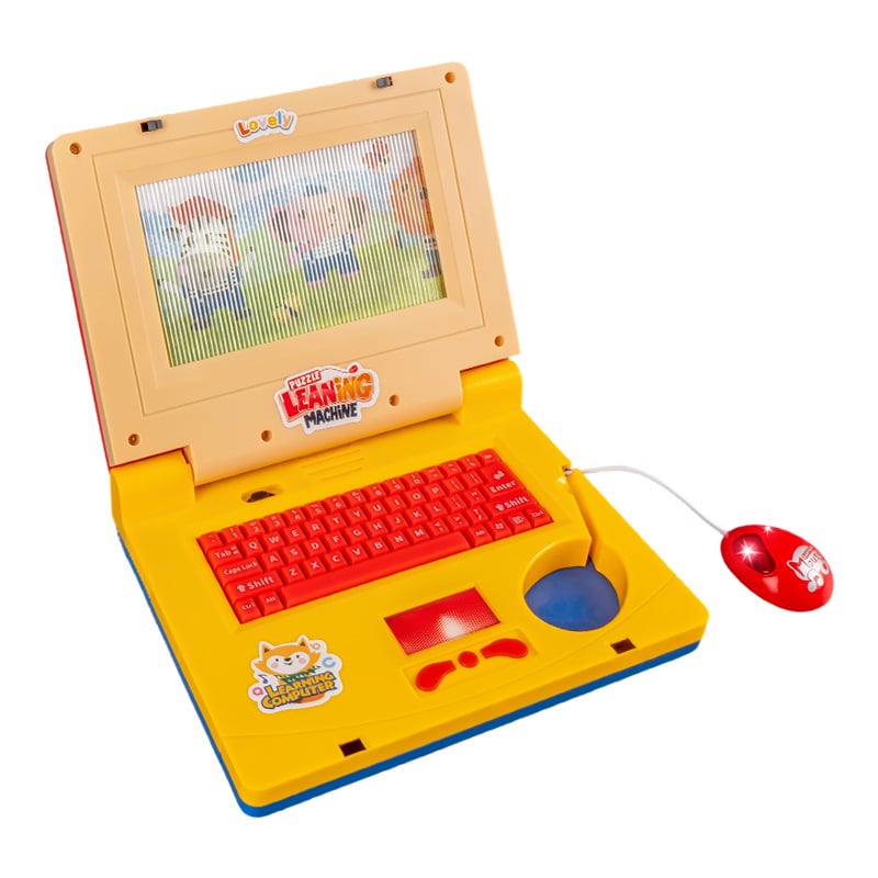 Dječji edukacijski laptop s zvukom, svjetlom i glazbom – edukativna igračka za uzrast 0-3 godine