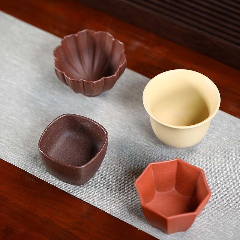 Set de ceai Yixing cu cutie cadou, căni din lut purpuriu lucrate manual, stil Kung Fu, design creativ