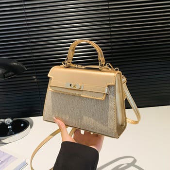 Ženska torbica s jedinstvenom teksturom, jesen 2024, Kelly crossbody, mala kvadratna torbica za rame