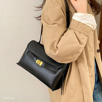 Elegantna mini crossbody torba s kvadratnim oblikom, japansko-korejski stil, PU koža, proljeće 2026