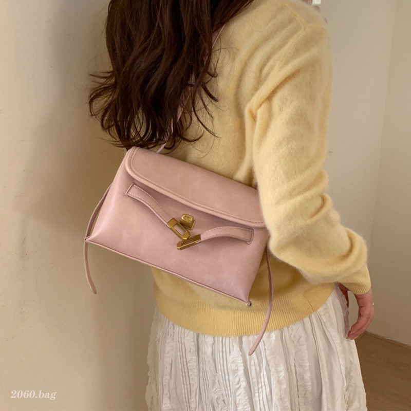 Elegantna mini crossbody torba s kvadratnim oblikom, japansko-korejski stil, PU koža, proljeće 2026