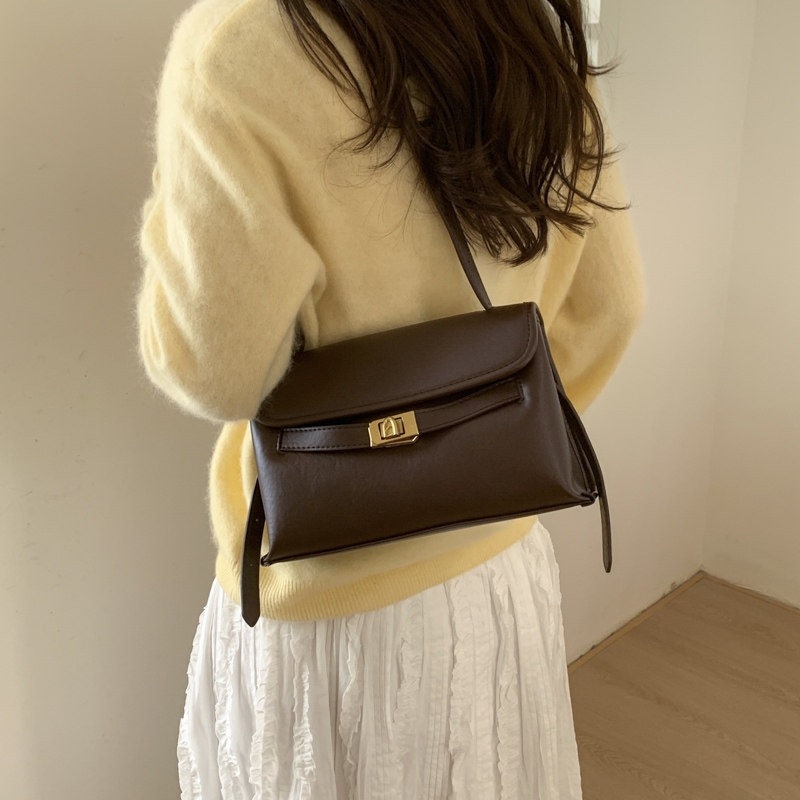 Elegantna mini crossbody torba s kvadratnim oblikom, japansko-korejski stil, PU koža, proljeće 2026
