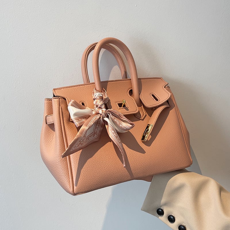 Ženska Kelly torba s PU teksturom, srednje veličine, svakodnevni stil, crossbody i ručna torba