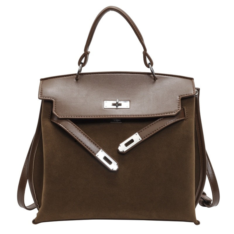 Premium matirana Kelly torba za žene, model 2025 jesen-zima, retro i svestrana za svakodnevnu upotrebu, crossbody torba