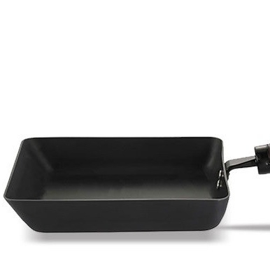 Tigaie tamagoyaki în stil japonez, pătrată, din fier rafinat, antiaderent, rezistentă la rugină