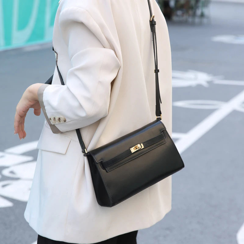 2026 nova moda od prave kože: mala crossbody torbica za žene, svestrana, visoke kvalitete goveđe kože