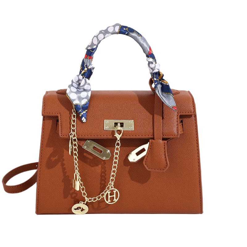 Ženska Kelly torba srednje veličine, crossbody i ručna torba, PU koža, zatvarač s mehanizmom zaključavanja, poliester podstava, pravokutnog oblika, za svakodnevnu upotrebu
