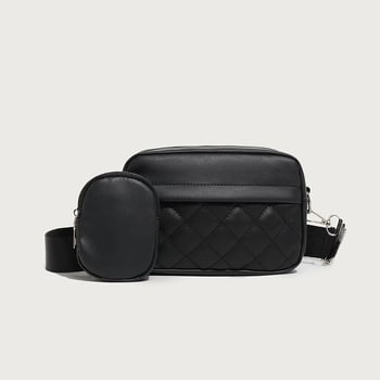 2025 nova modna ženska torbica preko ramena s jednostavnim izvezenim rombom, stil crossbody