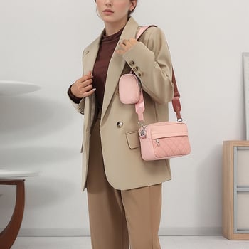 2025 nova modna ženska torbica preko ramena s jednostavnim izvezenim rombom, stil crossbody