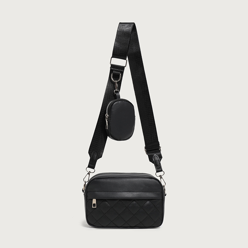 2025 nova modna ženska torbica preko ramena s jednostavnim izvezenim rombom, stil crossbody