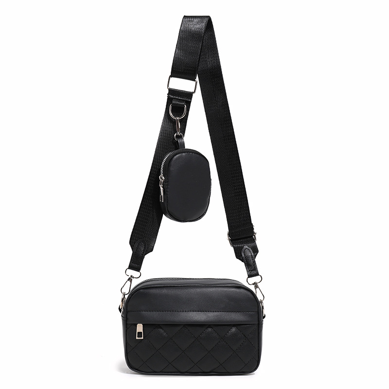 2025 nova modna ženska torbica preko ramena s jednostavnim izvezenim rombom, stil crossbody