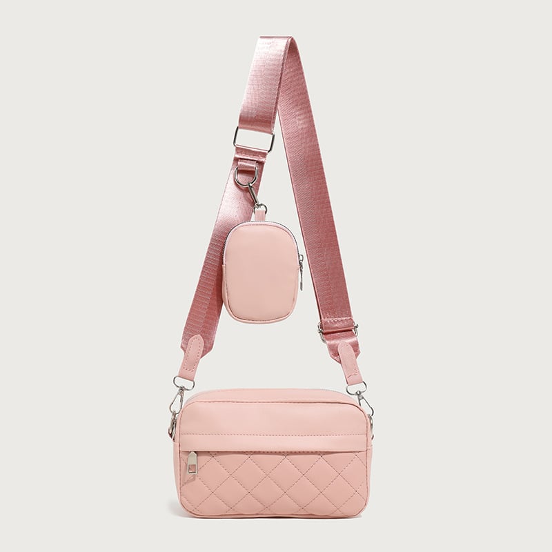 2025 nova modna ženska torbica preko ramena s jednostavnim izvezenim rombom, stil crossbody