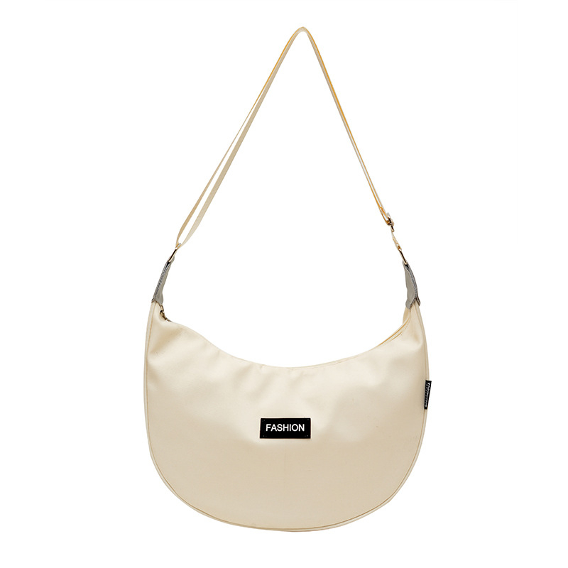 Ženska crossbody torba u obliku dumplinga – moderan retro stil, svakodnevna platnena torba za studentice
