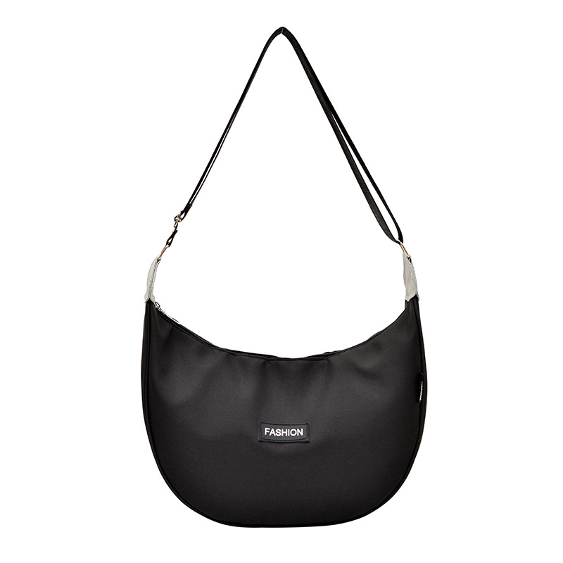 Ženska crossbody torba u obliku dumplinga – moderan retro stil, svakodnevna platnena torba za studentice