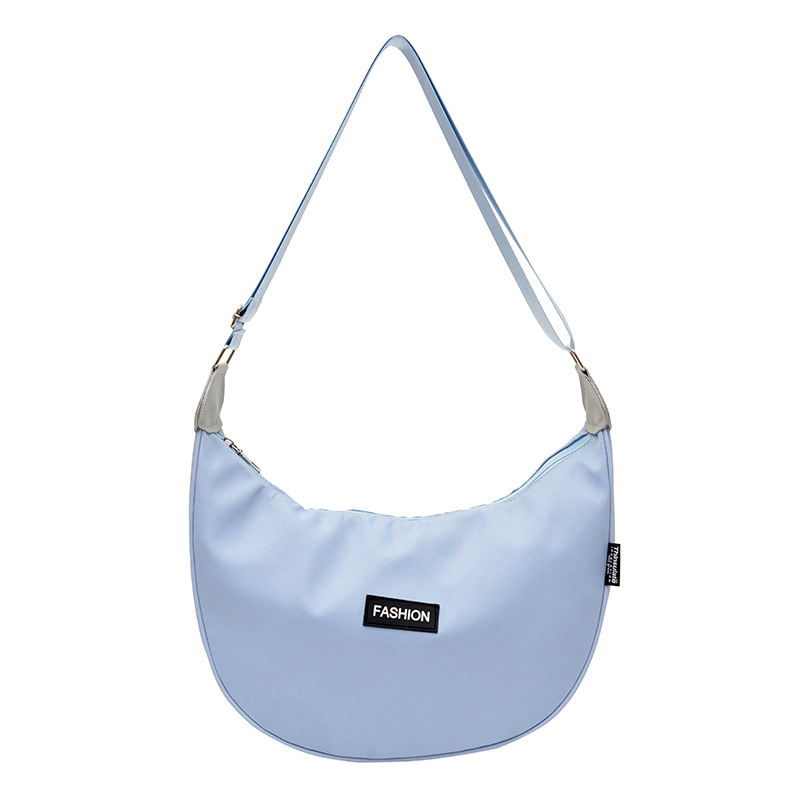 Ženska crossbody torba u obliku dumplinga – moderan retro stil, svakodnevna platnena torba za studentice