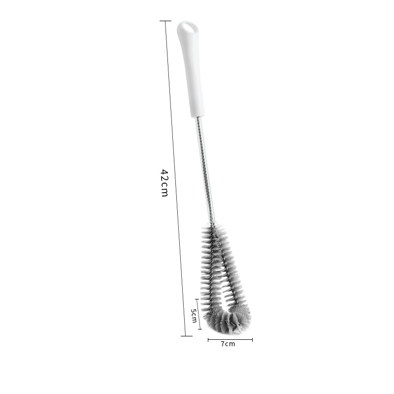 Set de periute pentru pahare cu mâner lung și perie mică, pentru curățarea blenderului și a sticlelor