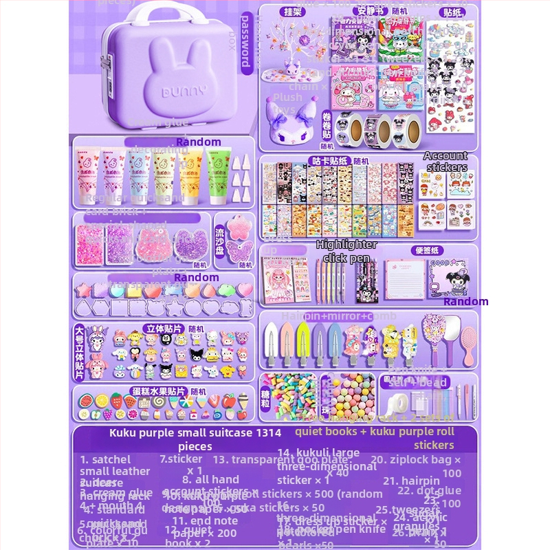 Set Cream Gel Goo Card pentru fete — jucărie cu autocolante DIY, carduri cu nisip curgător, ediție Deluxe, rechizite pentru planner