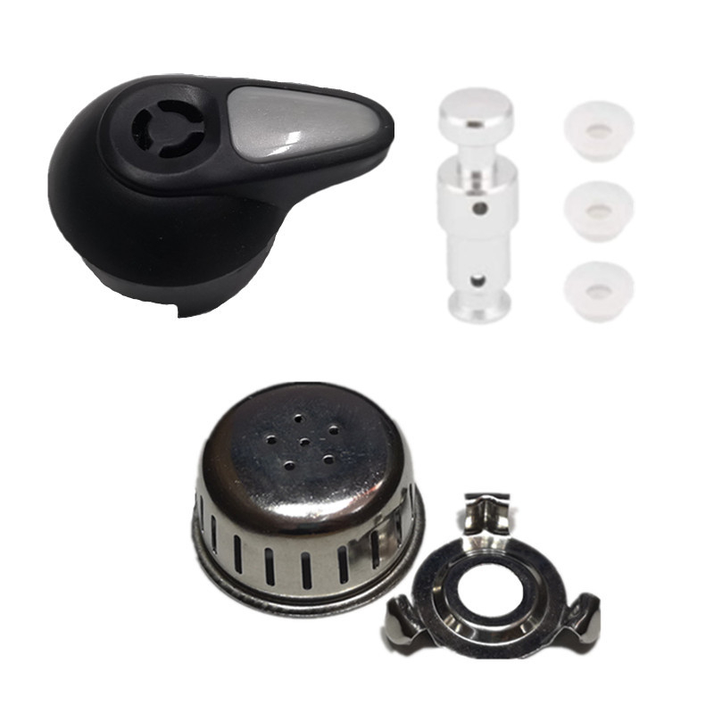Accesorii pentru oală electrică sub presiune: supapă de evacuare, capac anti-blocare, supapă plutitoare, capac mic, set de 7 piese, model DUO60, supapă de limitare a presiunii și supapă de siguranță
