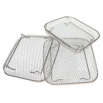 Accesorii pentru friteuză din oțel inoxidabil 304 – raft cu 3 niveluri, cu cadre rotunde și pătrate și coș de deshidratare