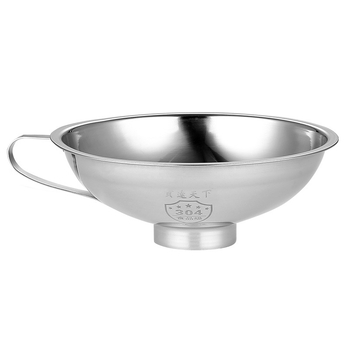 Cană de turnare cu gură largă, din oțel inoxidabil 304, diametru mare, alimentară pentru uz casnic, unealtă multifuncțională de umplere pentru uleiuri, sosuri și gemuri