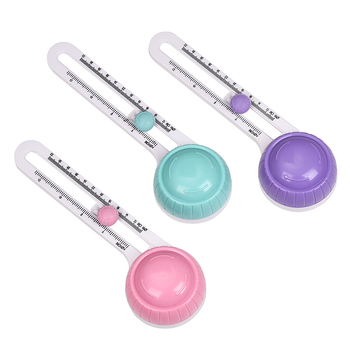 Tăietor circular rotativ pentru hârtie – cuțit compas, instrument DIY de tăiere până la A4, culori verde, roz, mov