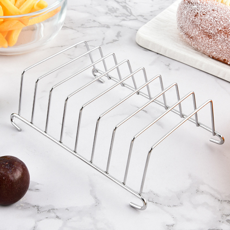 Grătar din oțel inoxidabil pentru friteuza cu aer – accesorii de coacere, formă pentru pâine feliată, gril de răcire pentru cuptor electric uz casnic