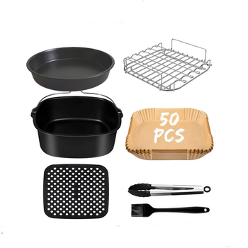 Raft pătrat Pentru friteuza cu aer, compatibil cu Cosori, Philips și alte friteuze