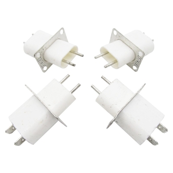 2 bucăți noi conectori magnetron pentru cuptor cu microunde, prize de înaltă tensiune pentru știfturi de filament, accesorii pentru condensator prin miez