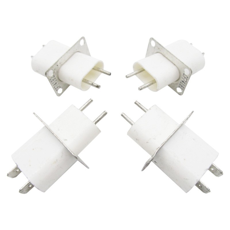 2 bucăți noi conectori magnetron pentru cuptor cu microunde, prize de înaltă tensiune pentru știfturi de filament, accesorii pentru condensator prin miez