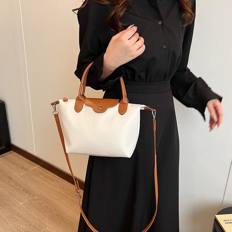 Ženska torbica u obliku dumplinga, ljetni model 2024, casual torba od najlona za rameno ili crossbody, srednja veličina