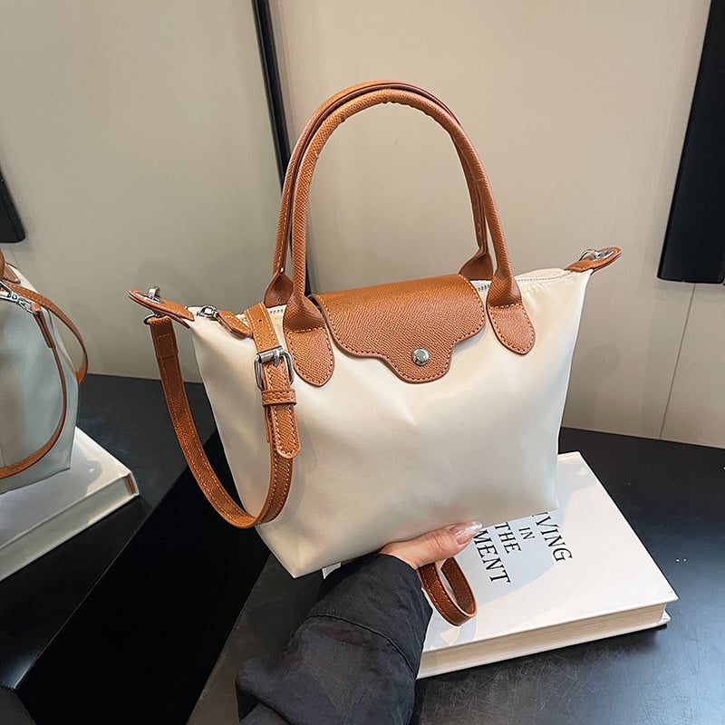 Ženska torbica u obliku dumplinga, ljetni model 2024, casual torba od najlona za rameno ili crossbody, srednja veličina