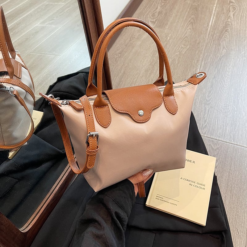 Ženska torbica u obliku dumplinga, ljetni model 2024, casual torba od najlona za rameno ili crossbody, srednja veličina