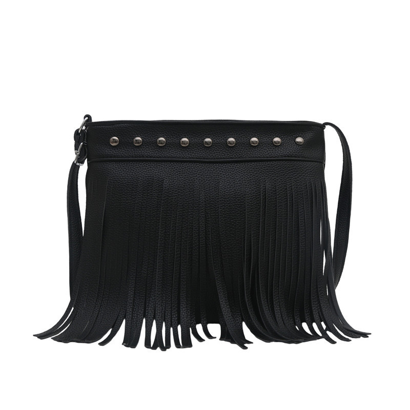 Francuska retro bucket torba s resicama za žene, ljeto 2025, mekana PU koža, crossbody s jednim ramenom