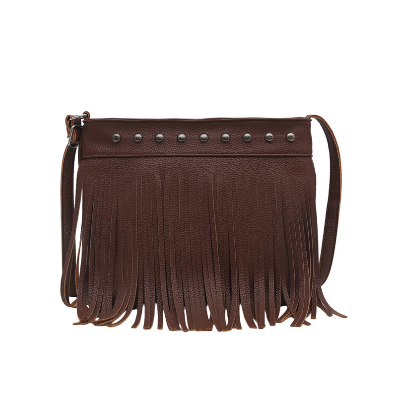 Francuska retro bucket torba s resicama za žene, ljeto 2025, mekana PU koža, crossbody s jednim ramenom