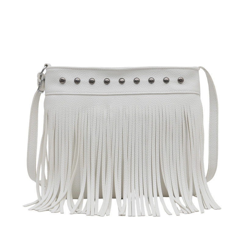Francuska retro bucket torba s resicama za žene, ljeto 2025, mekana PU koža, crossbody s jednim ramenom