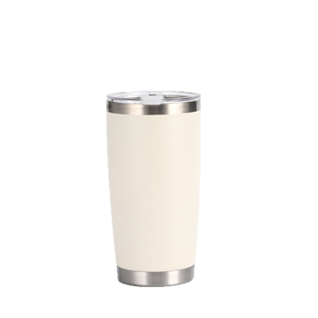 Cană pentru mașină 20oz, acoperire prin pulverizare, termos din oțel inoxidabil 304, capacitate mare, portabilă
