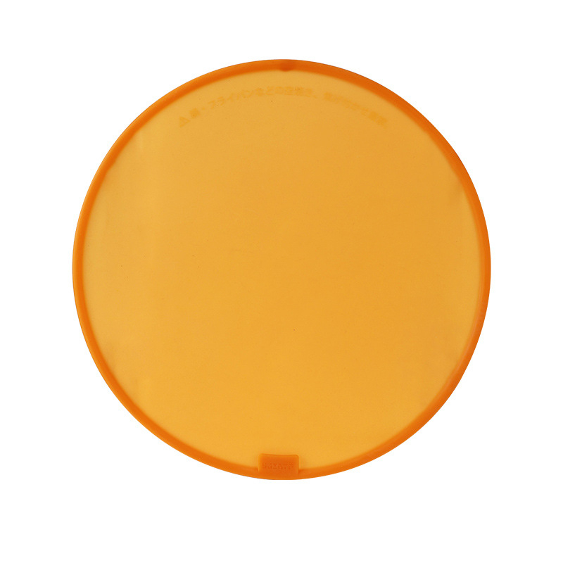 Covoraș din silicon stil japonez pentru izolație termică a vaselor și farfuriilor, rezistent la temperaturi înalte, anti-murdărire, formă circulară, dimensiune mare