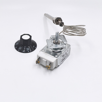 Controler de temperatură pentru friteuză, cu reglaj rotativ, 204°F/400°F, 1/4" MNPT, RX-1-36